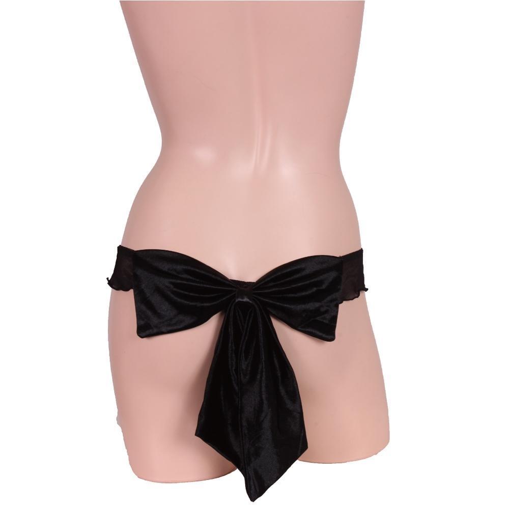 Day Dream - Starfire Luxury Back Ribbon T Back Lingerie (Black) -  Panties  Durio.sg