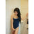 Day Dream - Starfire School Bareback Swimsuit Costume (Blue) -  Swimwear  Durio.sg