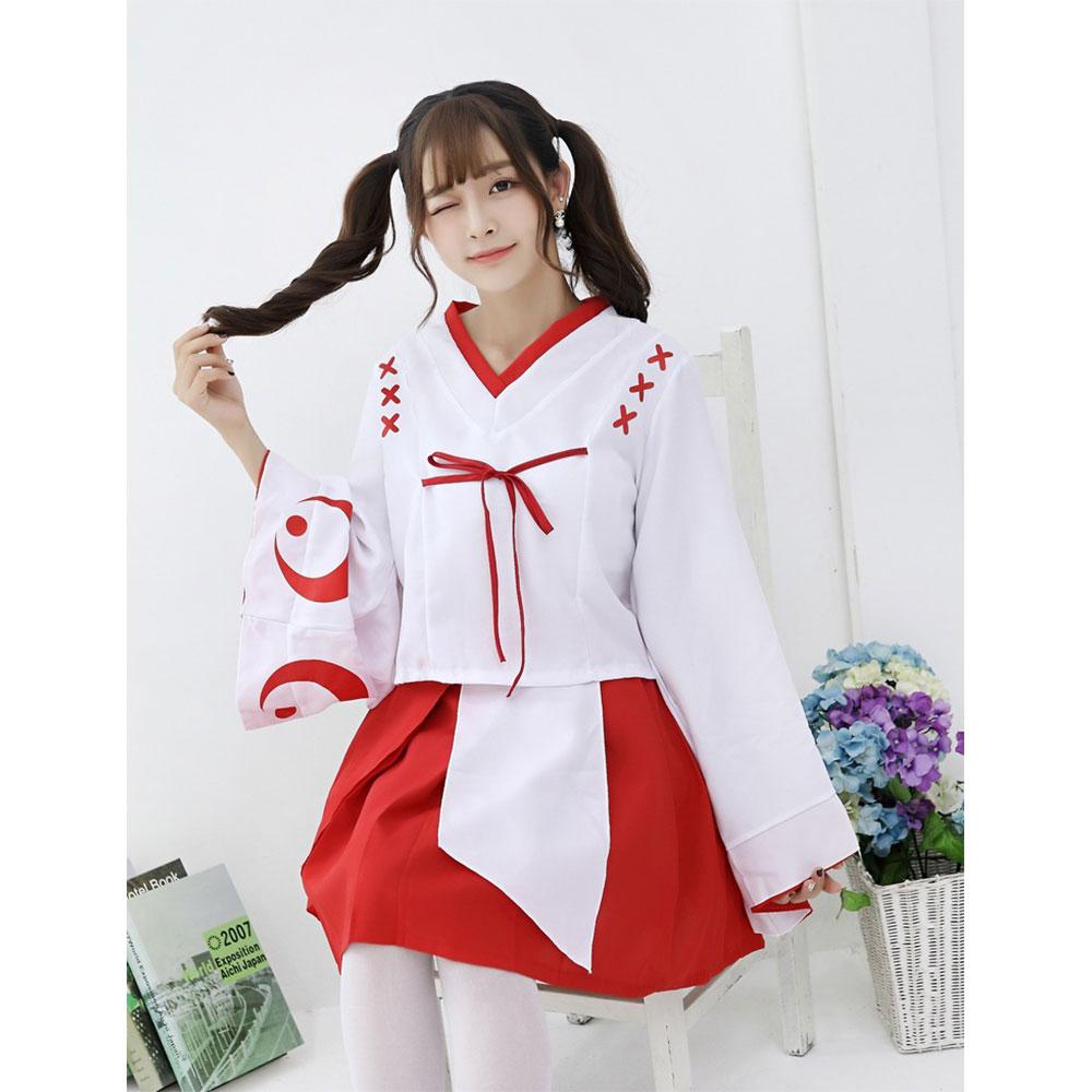 Daydream - A Shrine Maiden Costume (Multi Colour) -  Costumes  Durio.sg