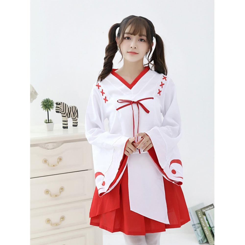 Daydream - A Shrine Maiden Costume (Multi Colour) -  Costumes  Durio.sg