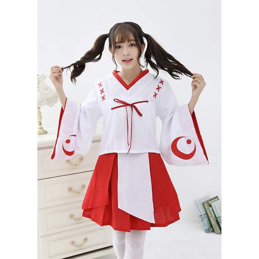 Daydream - A Shrine Maiden Costume (Multi Colour) -  Costumes  Durio.sg