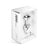 Diogol - Anni Butt Plug Round Silver & Black 25 mm (Silver) -  Metal Anal Plug (Non Vibration)  Durio.sg