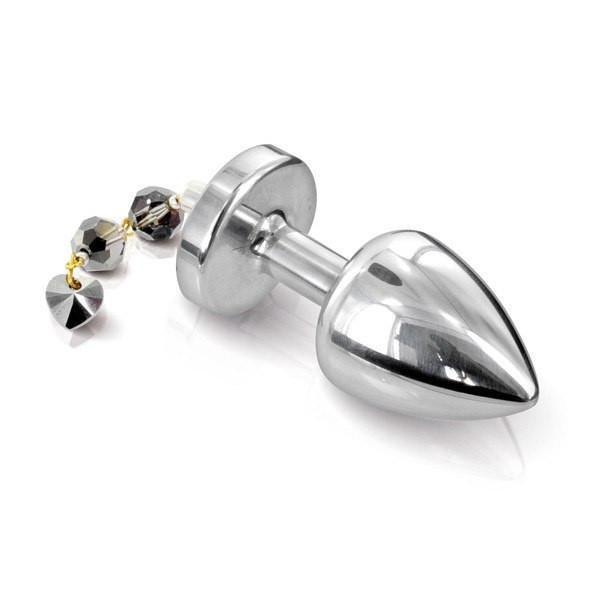 Diogol - Anni Butt Plug Torrent Silver Plated 25 mm (Silver) -  Metal Anal Plug (Non Vibration)  Durio.sg