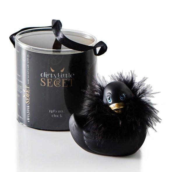 Dirty Little Secret - Rub My Duck Massager (Black) -  Discreet Toys  Durio.sg