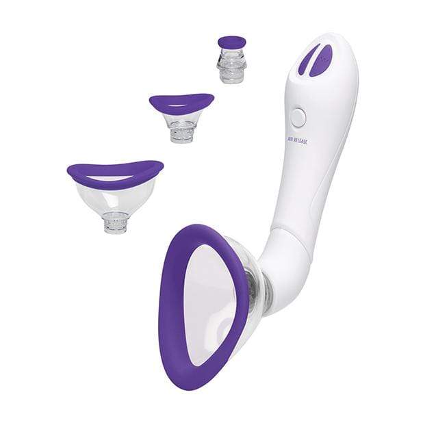 Doc Johnson - Bloom Intimate Body Automatic Vibrating Rechargeable Body Pump (White) -  Clitoral Pump (Vibration) Rechargeable  Durio.sg