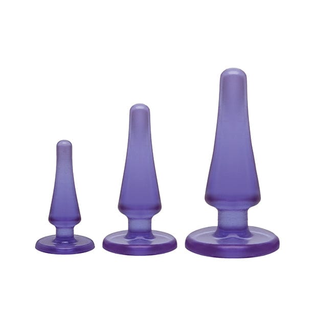 Doc Johnson - Crystal Jellies Anal Initiation Kit (Purple) -  Anal Kit (Non Vibration)  Durio.sg