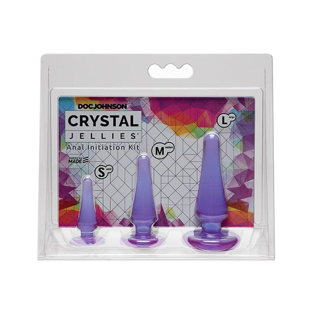 Doc Johnson - Crystal Jellies Anal Initiation Kit (Purple) -  Anal Kit (Non Vibration)  Durio.sg