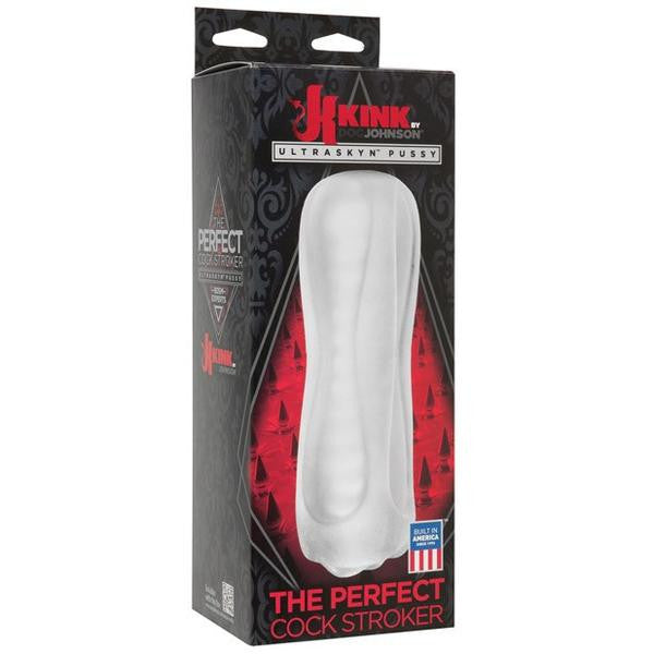 Doc Johnson - Kink The Perfect Cock Stroker Masturbator -  Masturbator Soft Stroker (Non Vibration)  Durio.sg