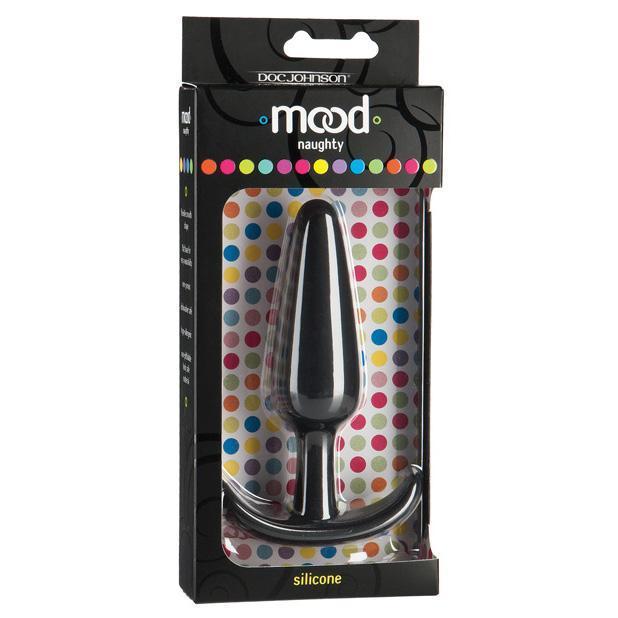Doc Johnson - Mood Naughty Butt Plug Large (Black) -  Anal Plug (Non Vibration)  Durio.sg