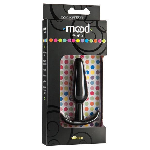 Doc Johnson - Mood Naughty Butt Plug Medium (Black) -  Anal Plug (Non Vibration)  Durio.sg