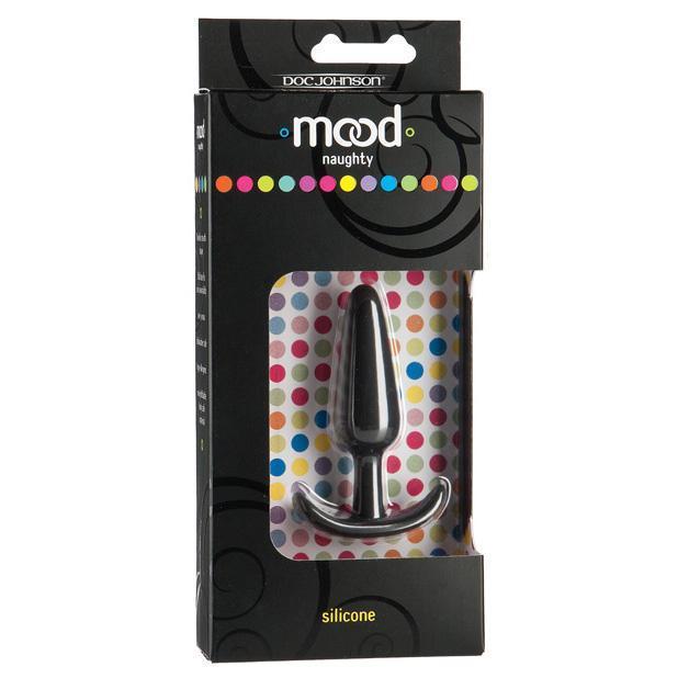 Doc Johnson - Mood Naughty Butt Plug Small (Black) -  Anal Plug (Non Vibration)  Durio.sg