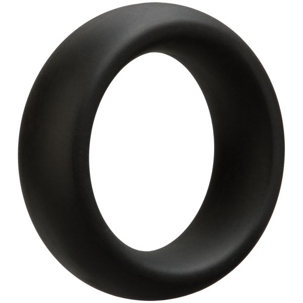 Doc Johnson - Optimale Cock Ring Thick 40mm (Black) -  Silicone Cock Ring (Non Vibration)  Durio.sg