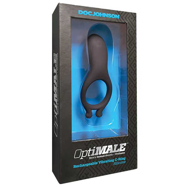 Doc Johnson - Optimale Rechargeable Vibrating Cock Ring (Black) -  Silicone Cock Ring (Vibration) Rechargeable  Durio.sg