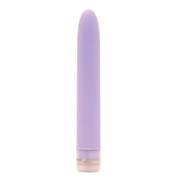 Doc Johnson - Velvet Touch 7" Vibe (Purple) -  Non Realistic Dildo w/o suction cup (Vibration) Non Rechargeable  Durio.sg