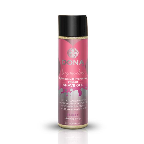 Dona - Flirty Blushing Berry Pheromone Infused Shave Gel 250 ml -  Shaving Cream  Durio.sg