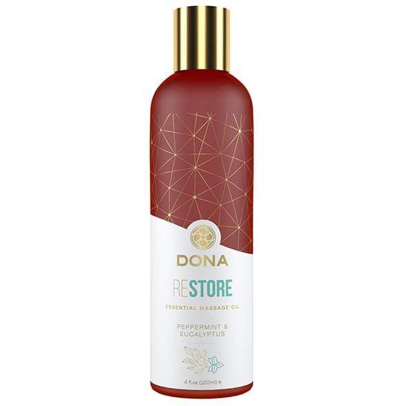 Dona -  Restore Peppermint &amp; Eucalyptus Essential Massage Oil 120ml -  Massage Oil  Durio.sg