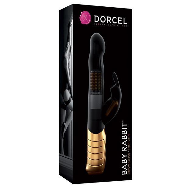 Dorcel - Baby Rabbit Vibromasseur Vibrator (Black) -  Rabbit Dildo (Vibration) Non Rechargeable  Durio.sg