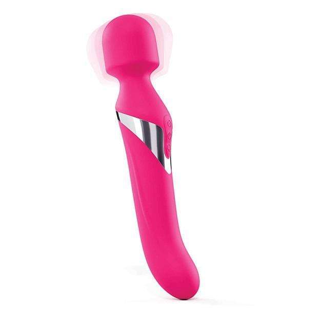 Dorcel - Dual Orgasm Rechargeable Wand Massager (Pink) -  Wand Massagers (Vibration) Rechargeable  Durio.sg
