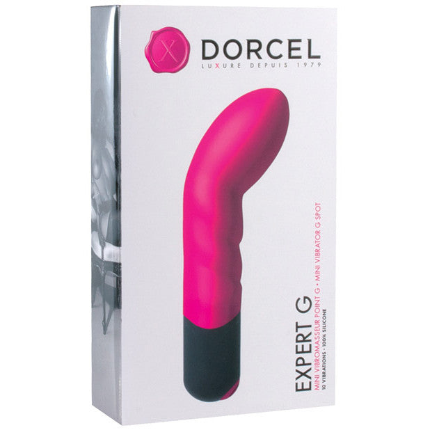 Dorcel - Expert G Vibrator (Pink) -  G Spot Dildo (Vibration) Non Rechargeable  Durio.sg
