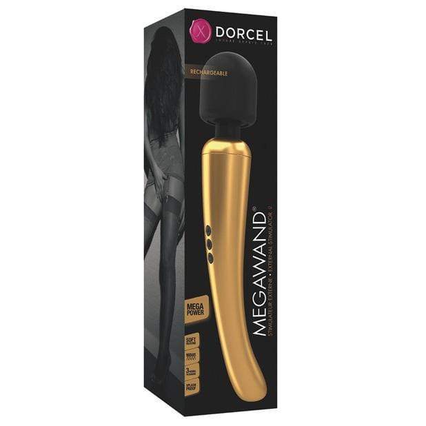 Dorcel - Megawand Rechargeable Wand Massager (Gold) -  Wand Massagers (Vibration) Rechargeable  Durio.sg