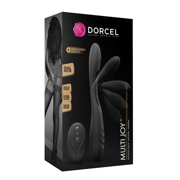 Dorcel - Multi Joy Bendable Flexible Stimulator Vibrator with Remote (Black) -  Remote Control Couple's Massager (Vibration) Rechargeable  Durio.sg