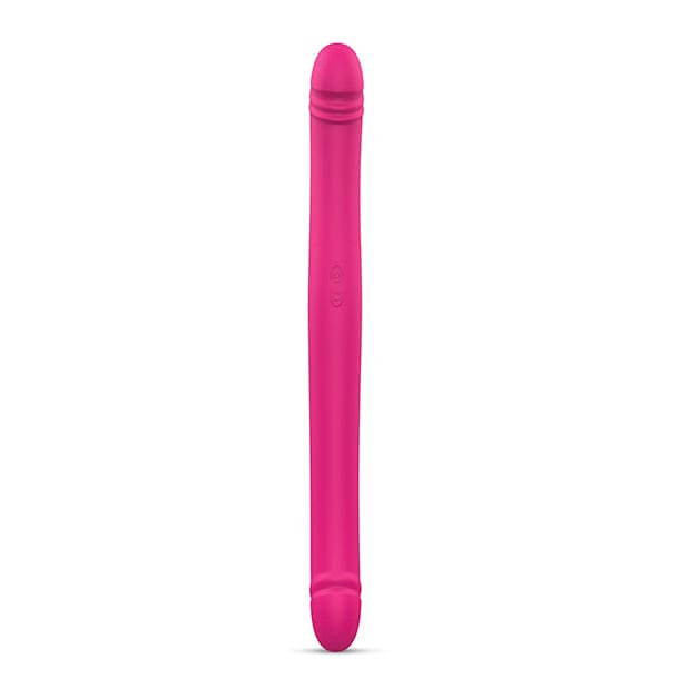 Dorcel - Orgasmic Double Do Thrusting Dong Double Dildo 16.5" (Pink) -  Double Dildo (Vibration) Rechargeable  Durio.sg