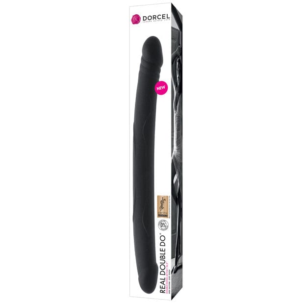 Dorcel - Real Double Do Silicone Dong Double Dildo 16.5" (Black) -  Double Dildo (Non Vibration)  Durio.sg