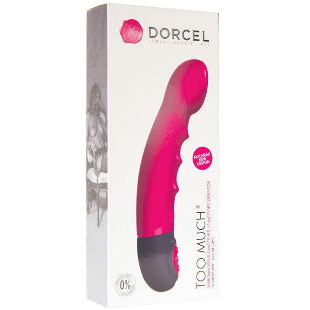 Dorcel - Too Much Dual Motor Vibrator -  G Spot Dildo (Vibration) Non Rechargeable  Durio.sg