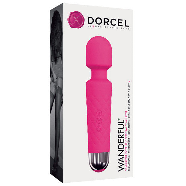 Dorcel - Wanderful Wand Vibrator (Pink) -  Wand Massagers (Vibration) Rechargeable  Durio.sg