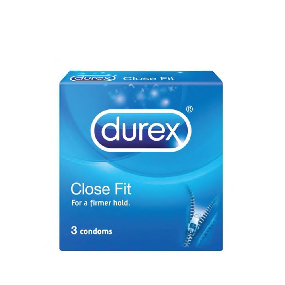 Durex - Close Fit Condoms 3's -  Condoms  Durio.sg