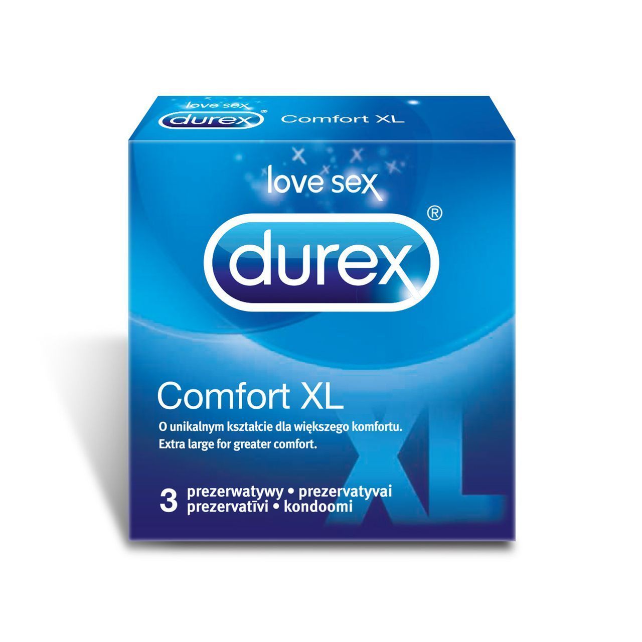 Durex - Comfort XL Condoms 3's -  Condoms  Durio.sg