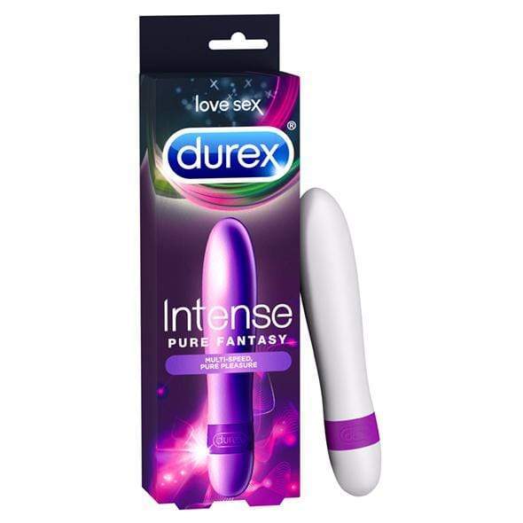 Durex - Intense Pure Fantasy Vibrator (White) -  G Spot Dildo (Vibration) Non Rechargeable  Durio.sg