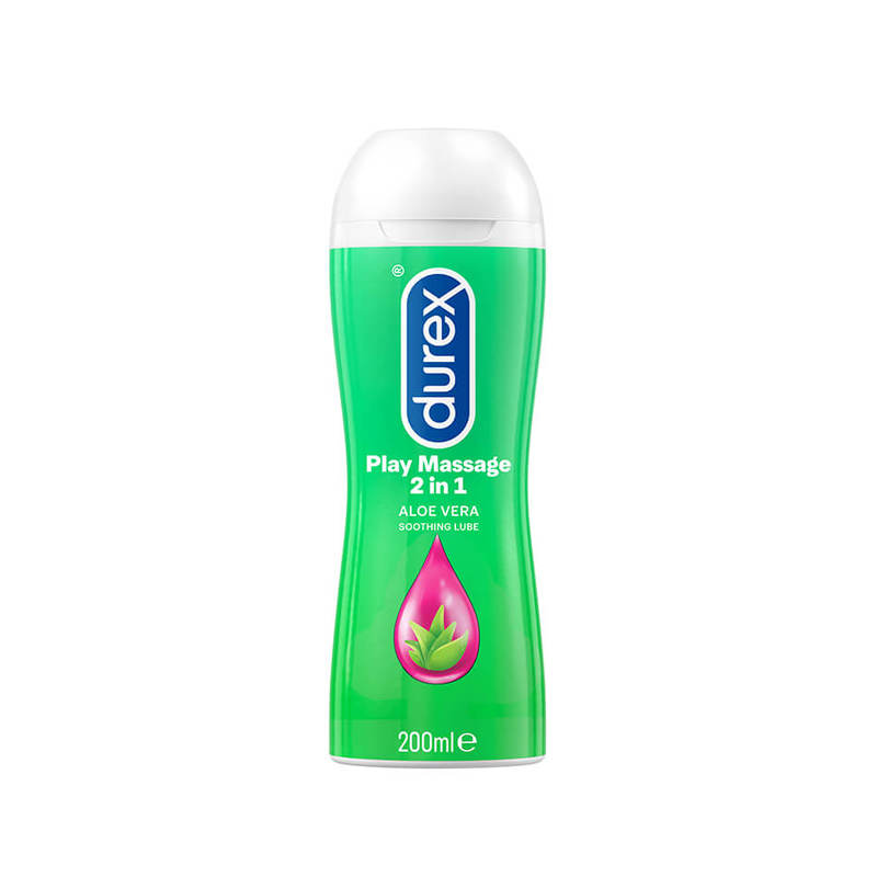Durex - Play Massage 2 in 1 200 ml (Green) -  Massage Oil  Durio.sg