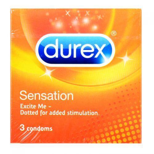 Durex - Sensation Condoms 3's -  Condoms  Durio.sg