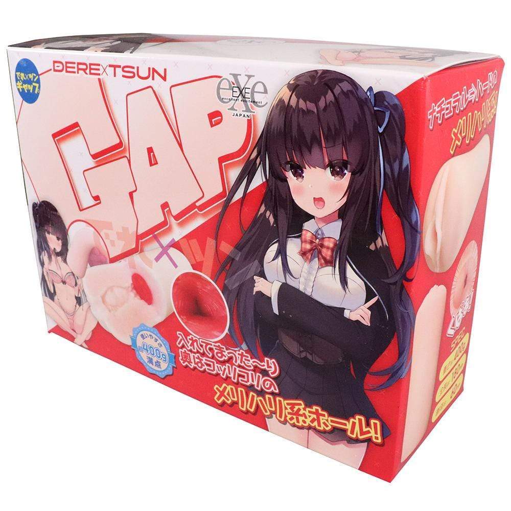 EXE - Dere x Tsun Gap Onahole (Beige) -  Masturbator Vagina (Non Vibration)  Durio.sg
