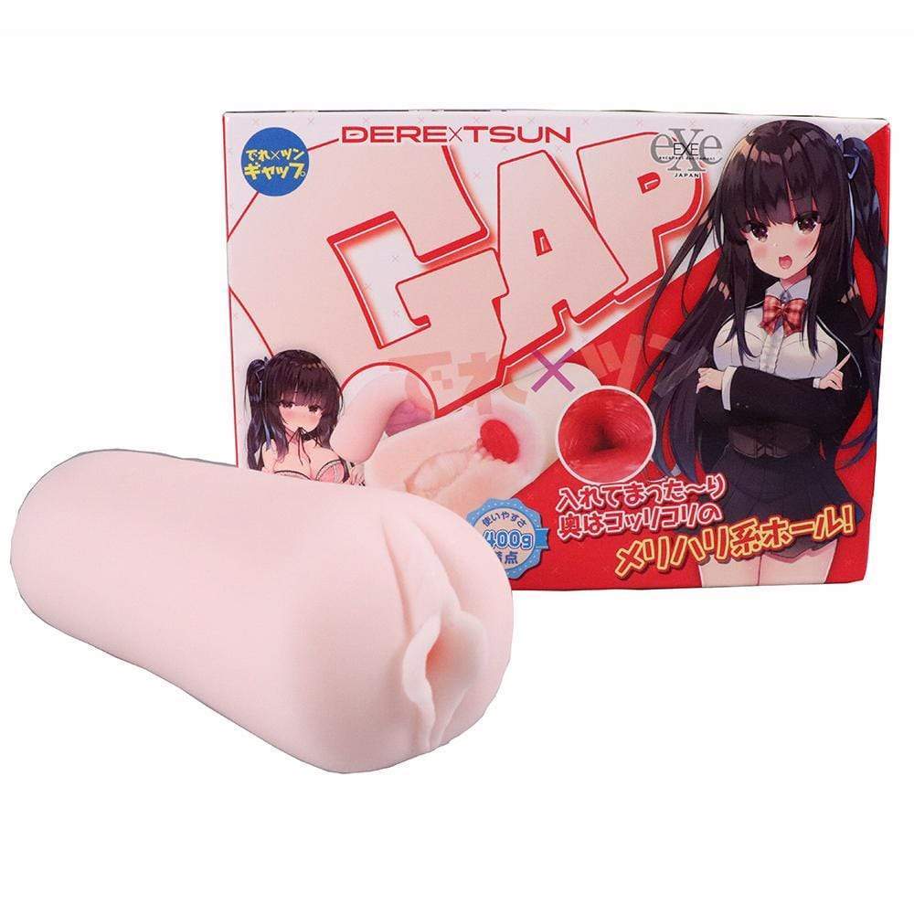 EXE - Dere x Tsun Gap Onahole (Beige) -  Masturbator Vagina (Non Vibration)  Durio.sg