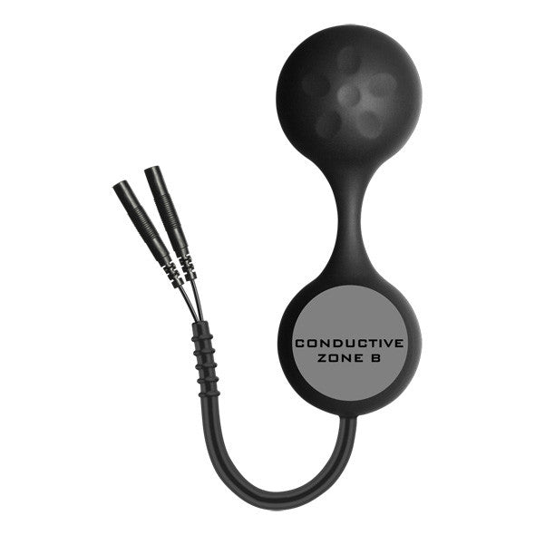 ElectraStim - Lula Silicone Noir Electro Kegel Balls -  Electrosex  Durio.sg