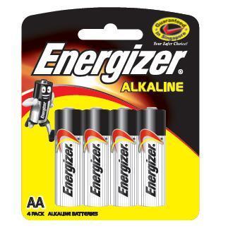 Energizer - Alkaline E91 Battery Pack of 4 AA -  Battery  Durio.sg