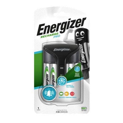 Energizer - Recharge Pro Charger CHPRO with NH15P+ 4 AA Batteries (2000 mAh) -  Battery  Durio.sg