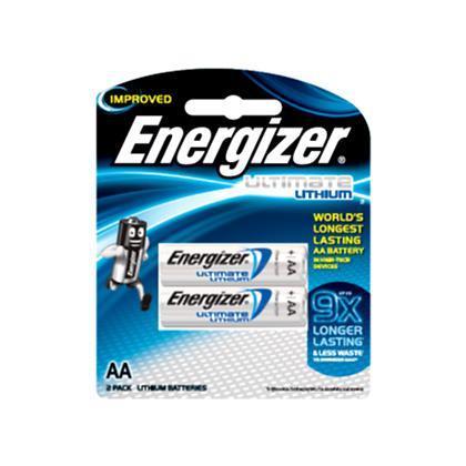 Energizer - Ultimate Lithium L91 Battery Pack of 2 AA -  Battery  Durio.sg