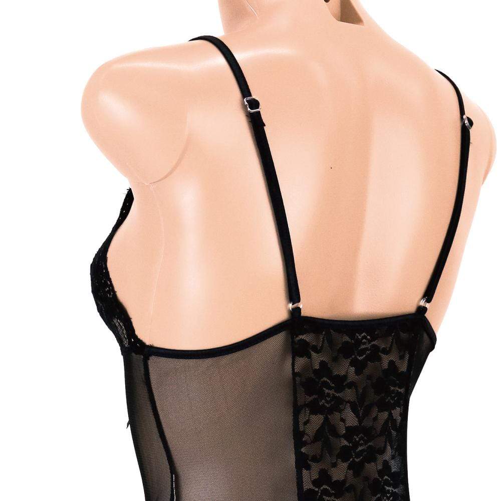 Enjoy Toys - Mon Cheri Teddy Garter Sexy Lingerie mon0125 (Black) -  Lingerie (Non Vibration)  Durio.sg