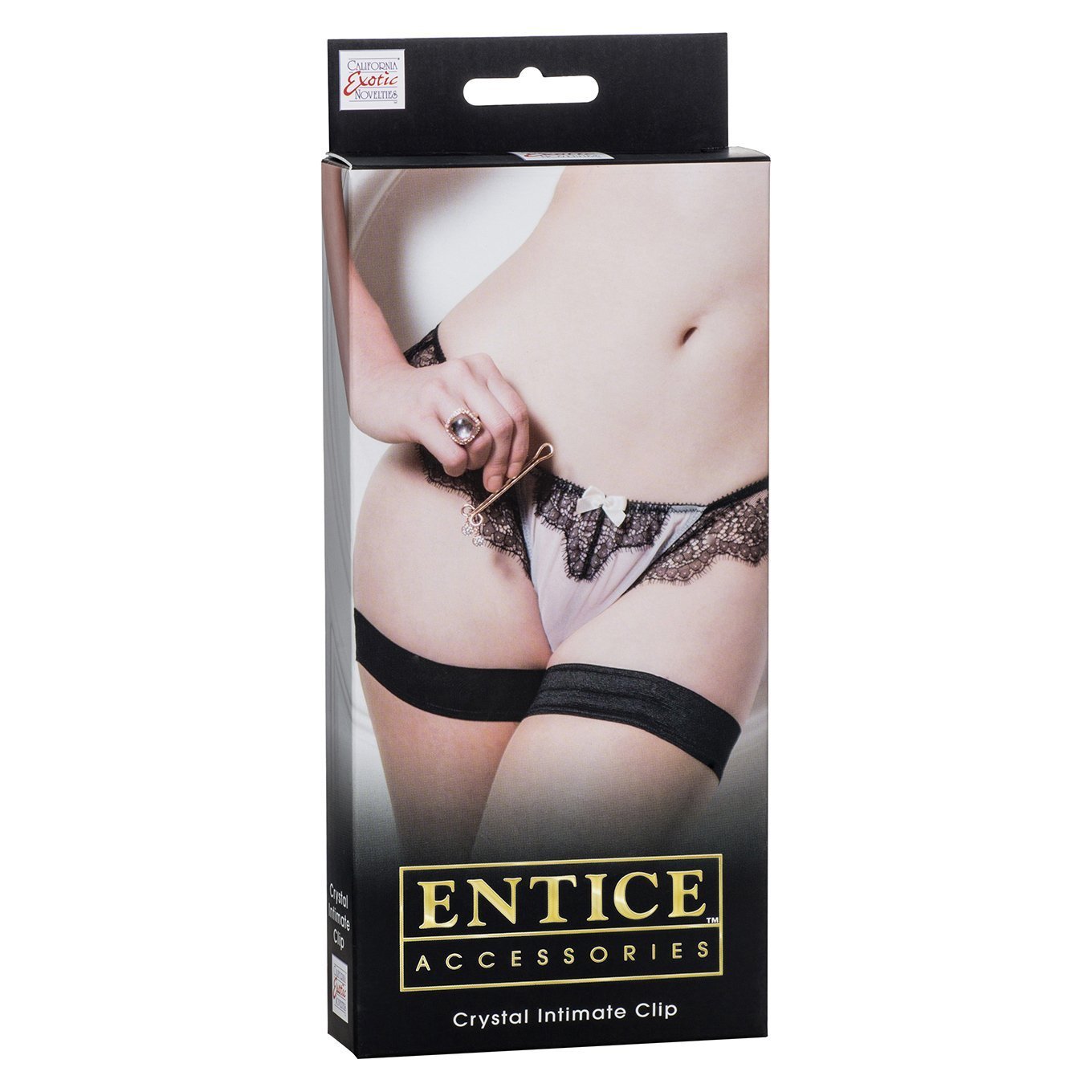 Entice - Crystal Intimate Clitoral Clip -  Nipple Clamps (Non Vibration)  Durio.sg