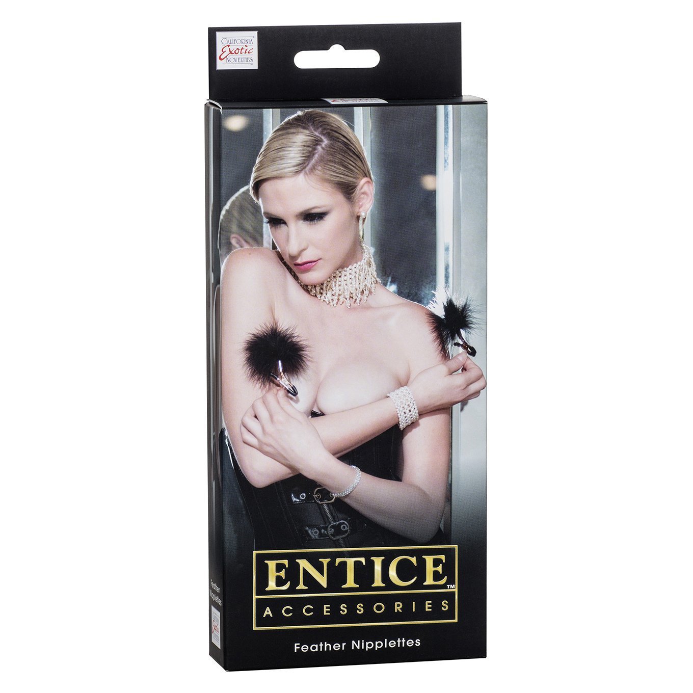 Entice - Feather Nipplettes Nipple Clamps -  Nipple Clamps (Non Vibration)  Durio.sg