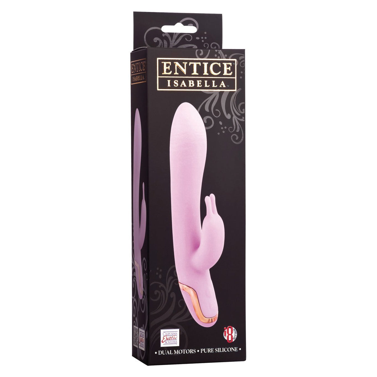 Entice - Isabella Rabbit Vibrator (Pink) -  Rabbit Dildo (Vibration) Non Rechargeable  Durio.sg