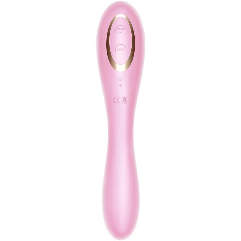Erocome - Andromeda Flexible Vibrating Clitoral Air Stimulator Massager (Pink) -  Clit Massager (Vibration) Rechargeable  Durio.sg