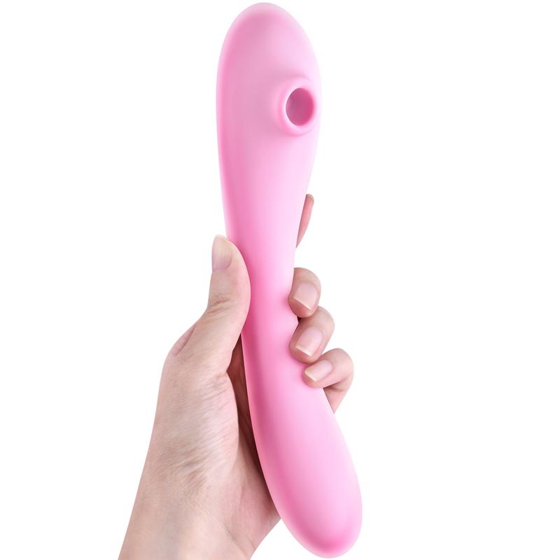 Erocome - Andromeda Flexible Vibrating Clitoral Air Stimulator Massager (Pink) -  Clit Massager (Vibration) Rechargeable  Durio.sg