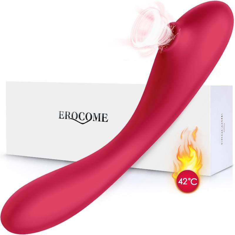 Erocome - Andromeda Flexible Vibrating Clitoral Air Stimulator Massager (Red) -  Clit Massager (Vibration) Rechargeable  Durio.sg