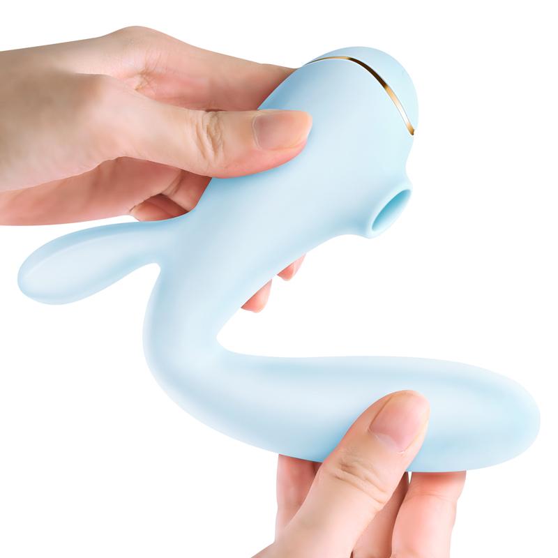 Erocome - Apus Rabbit Clitoral Air Stimulator Vibrator (Baby Blue) -  Rabbit Dildo (Vibration) Rechargeable  Durio.sg