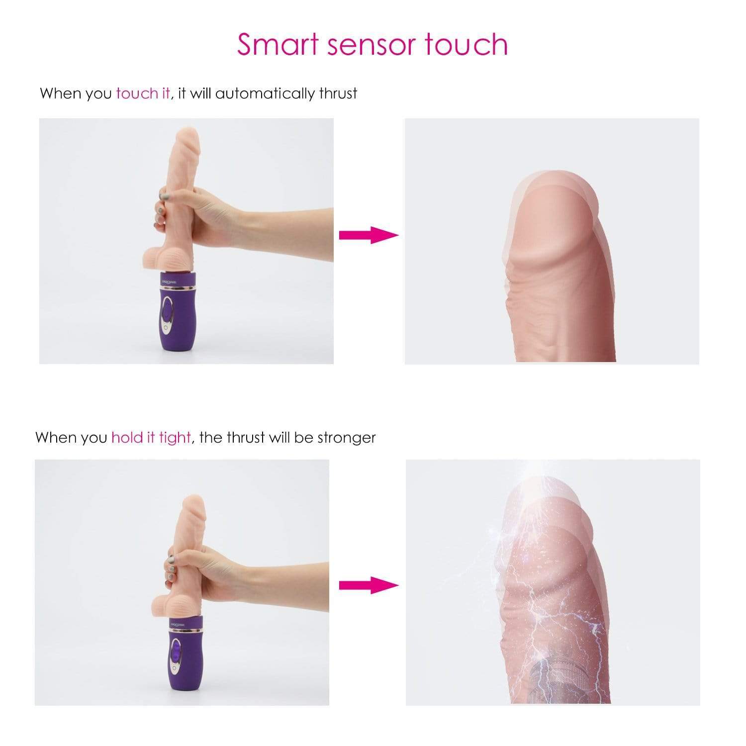 Erocome - Bootes Thrust Heat Realistic Dildo Vibrator (Beige) -  Realistic Dildo w/o suction cup (Vibration) Rechargeable  Durio.sg