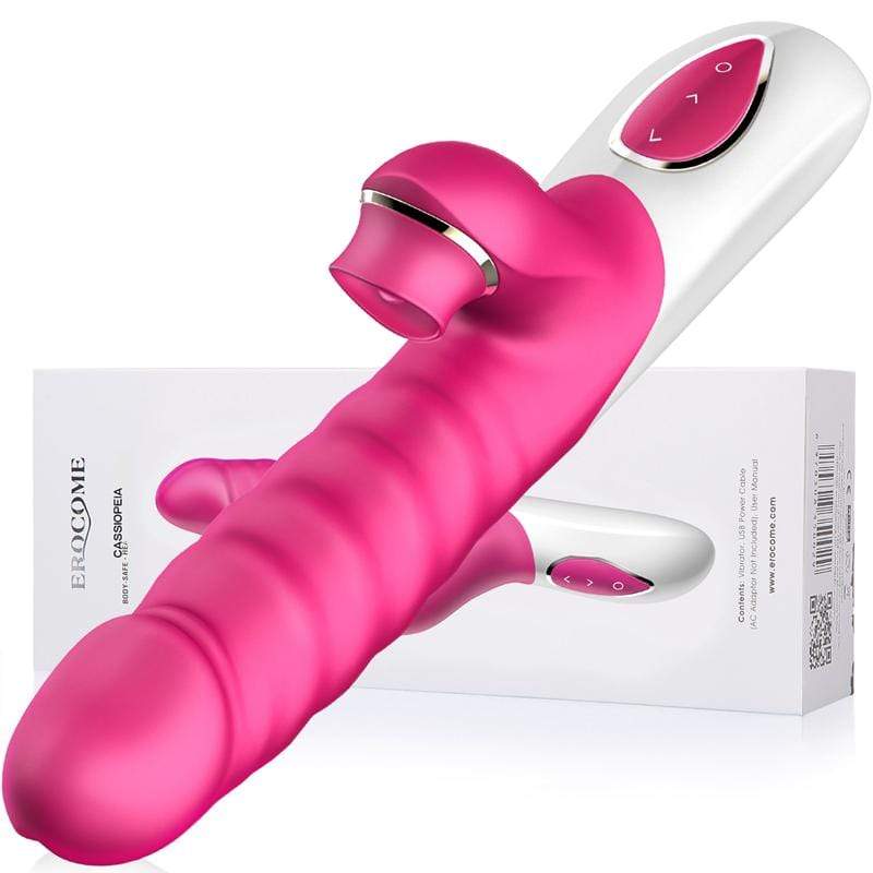 Erocome - Cassiopeia Rabbit Vibrator (Pink) -  Rabbit Dildo (Vibration) Rechargeable  Durio.sg